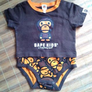 アベイシングエイプ(A BATHING APE)のエイプ(ロンパース)