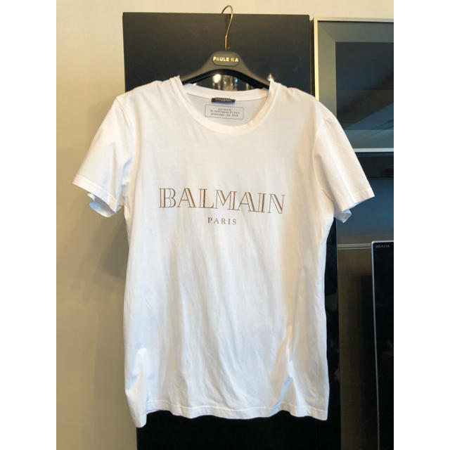 BALMAIN(バルマン)のバルマンホワイトTシャツ✨♥️ メンズのトップス(Tシャツ/カットソー(半袖/袖なし))の商品写真