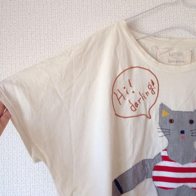 l'atelier du savon(アトリエドゥサボン)のにゃんこ☆ゆったりTシャツAMBIDEX レディースのトップス(Tシャツ(長袖/七分))の商品写真