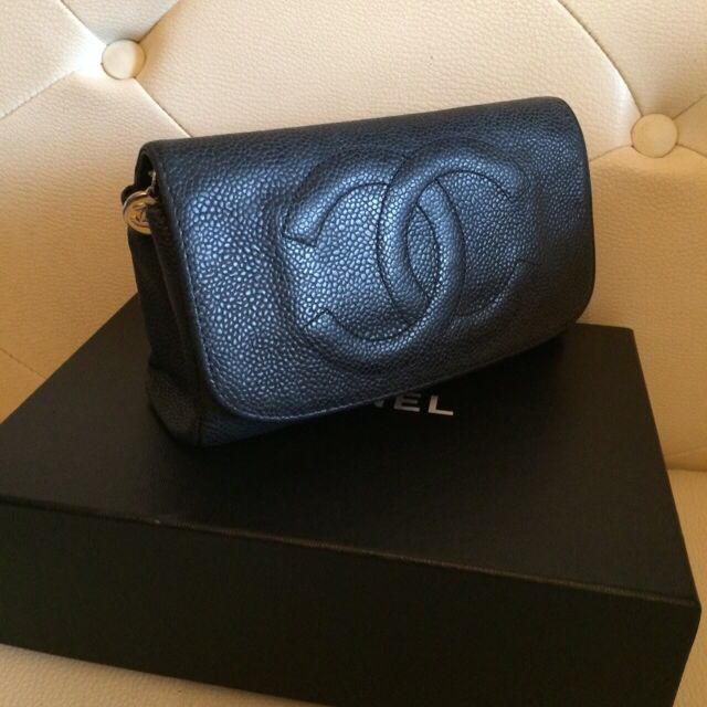 CHANEL(シャネル)の正規CHANELミニバッグポーチ レディースのファッション小物(ポーチ)の商品写真