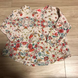 ザラキッズ(ZARA KIDS)のザラ シャツ 104 花柄(ブラウス)