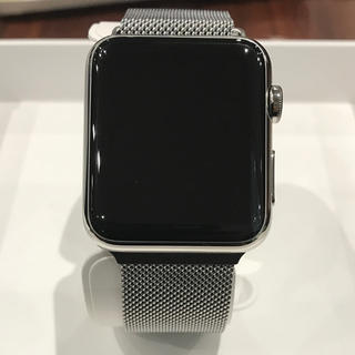 アップルウォッチ(Apple Watch)の(純正品) Apple Watch 初代 42mm ステンレス シルバー(腕時計(デジタル))