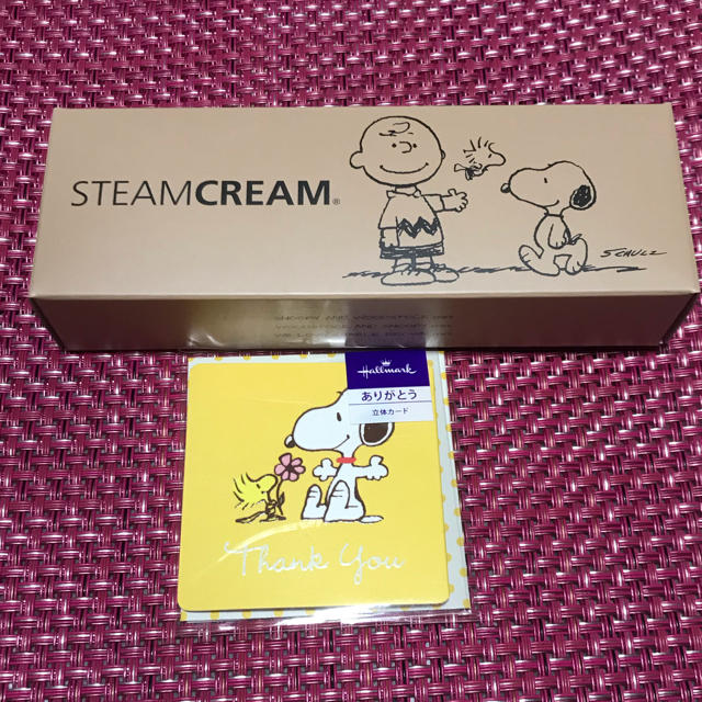 STEAM CREAM(スチームクリーム)のスチームクリーム ピーナッツ デザインミニセット -ベストフレンズ- 限定品 コスメ/美容のボディケア(ボディクリーム)の商品写真