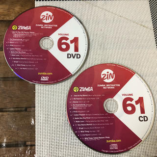 ズンバ(Zumba)の【セット】ZUMBA ZIN 61 DVD & CD (スポーツ/フィットネス)