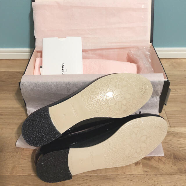 【値下げ】美品 repetto バレエシューズ エナメル レペット 36 1