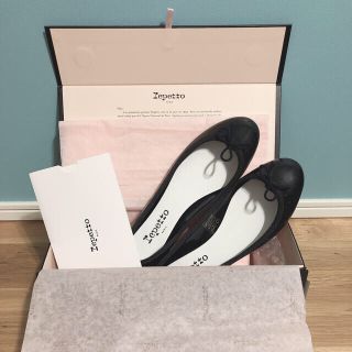 レペット(repetto)の【値下げ】美品 repetto バレエシューズ エナメル レペット 36(バレエシューズ)