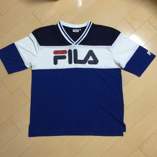 フィラ(FILA)のFILA  VネックTシャツ(Tシャツ(半袖/袖なし))