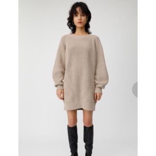 マウジー(moussy)のmoussy ニットワンピ(ミニワンピース)