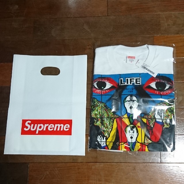 Supreme(シュプリーム)の 19ss Supreme Gilbert & George LIFE Tee  メンズのトップス(Tシャツ/カットソー(半袖/袖なし))の商品写真