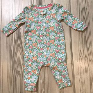 ベビーギャップ(babyGAP)の美品！【babyGAP】花柄 ロンパース サイズ6-9 65㎝ 70㎝(ロンパース)