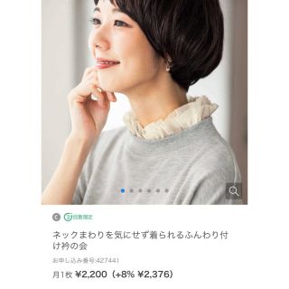 フェリシモ つけ襟の通販 46点 | FELISSIMOのレディースを買うならラクマ