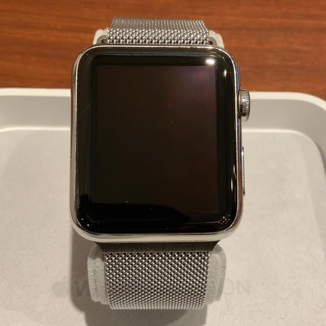 Apple Watch(アップルウォッチ)の(純正品) Apple Watch 42mm 初代 シルバーステンレス メンズの時計(腕時計(デジタル))の商品写真