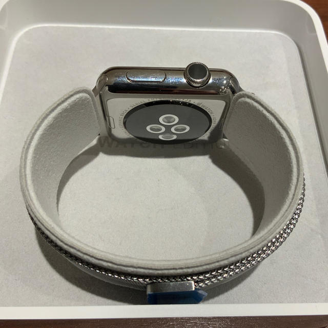 Apple Watch(アップルウォッチ)の(純正品) Apple Watch 42mm 初代 シルバーステンレス メンズの時計(腕時計(デジタル))の商品写真