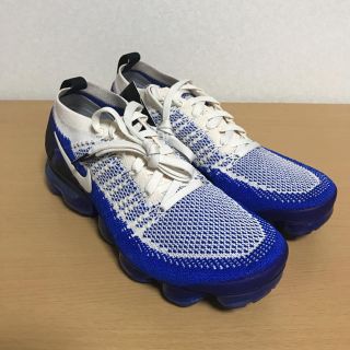 ナイキ(NIKE)の新品 NIKE AIR VAPORMAX FLYKNIT 2 青 白 25cm(スニーカー)