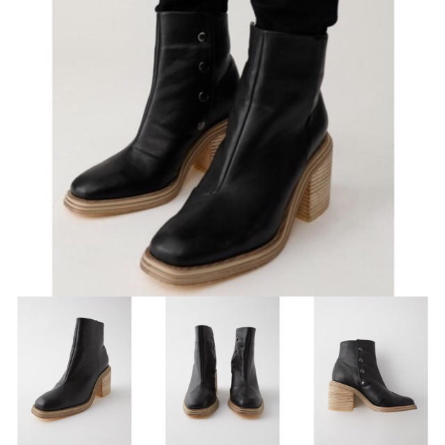 moussy(マウジー)のMOUSSY SQUARE TOE BOOTS レディースの靴/シューズ(ブーツ)の商品写真