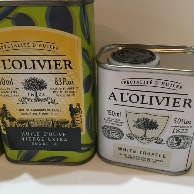 A L’OLIVIER オリーブオイル 4本セット 食品/飲料/酒の食品(調味料)の商品写真