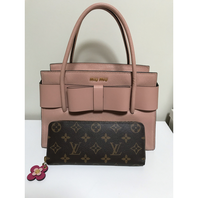 miumiu マドラス フィオッコ バッグ リボン