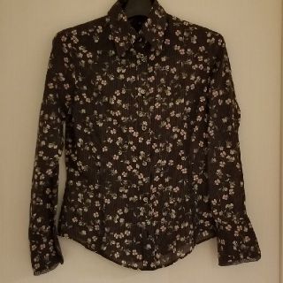 ポールスミス(Paul Smith)のPaul Smith　black　花柄レースありシャツ(シャツ/ブラウス(長袖/七分))