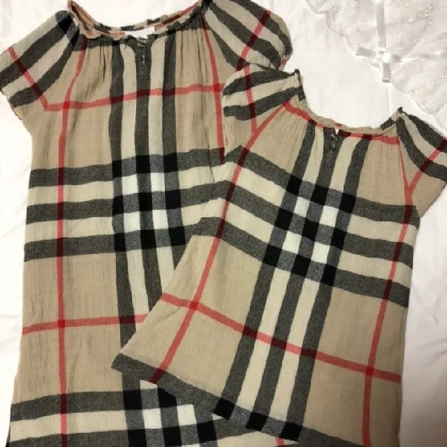 BURBERRY - バーバリー 親子リンク ワンピース チュニックの通販 by A