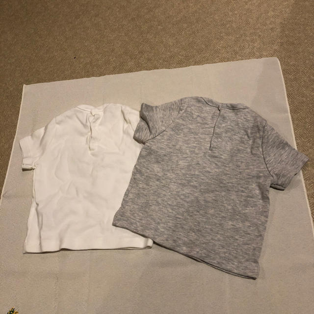 PETIT BATEAU(プチバトー)のプチバトー シンプルTシャツ 二枚組 ほぼ未着用 6M レディースのトップス(Tシャツ(半袖/袖なし))の商品写真