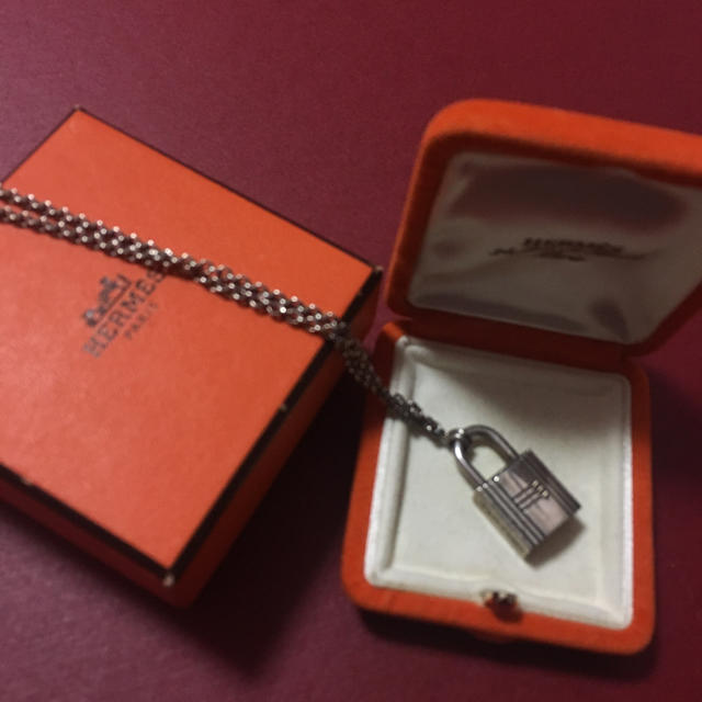 Hermes(エルメス)のエルメス パドロックネックレス AG925 レディースのアクセサリー(ネックレス)の商品写真