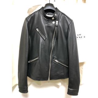 coach コーチ シングルライダースジャケット-
