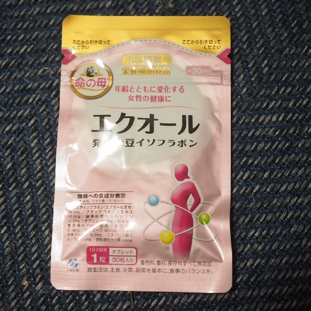 小林製薬(コバヤシセイヤク)の小林製薬エクオール 30日分 食品/飲料/酒の健康食品(その他)の商品写真