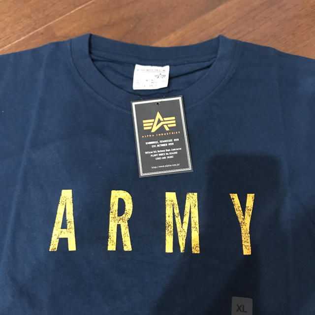 alpha(アルファ)のALPHA ARMY  Tシャツ   新品タグ付 最終値下 メンズのトップス(Tシャツ/カットソー(半袖/袖なし))の商品写真