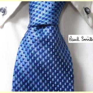 ポールスミス(Paul Smith)の大人気★ポールスミスロンドン★【美しくブルーに輝く】高級ネクタイ★(ネクタイ)