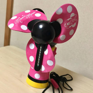 ディズニー(Disney)のココジェラ専用【Disney】ミニーちゃん 電池 ネオン 扇風機(キャラクターグッズ)