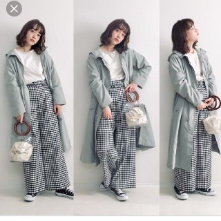 ジーユー(GU)のgu☆完売☆ドローストリングフーデットコート☆インスタ☆wear☆(スプリングコート)