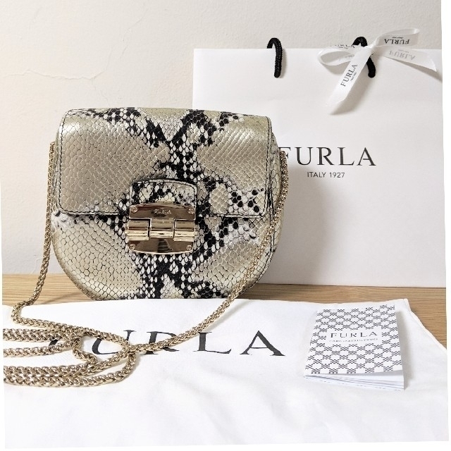 Furla - furla【新品】半額以下!!フルラ メトロポリス スネーク ...