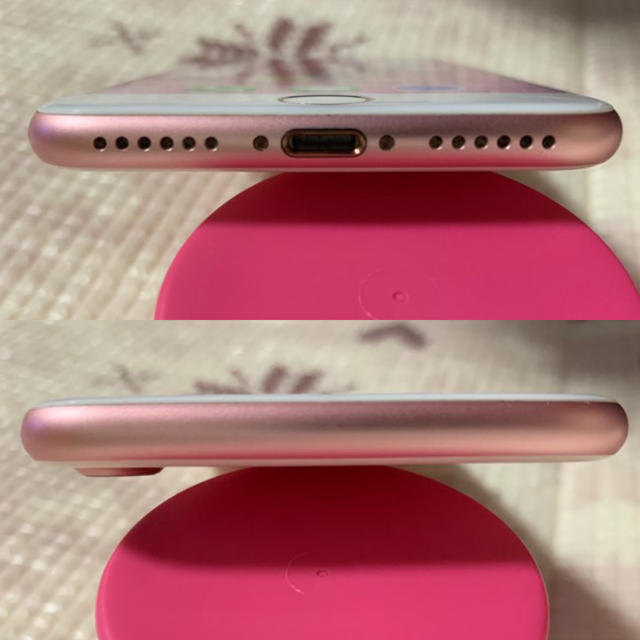 Apple(アップル)の鯖さま専用   iPhone 7 RoseGold 32GB スマホ/家電/カメラのスマートフォン/携帯電話(スマートフォン本体)の商品写真