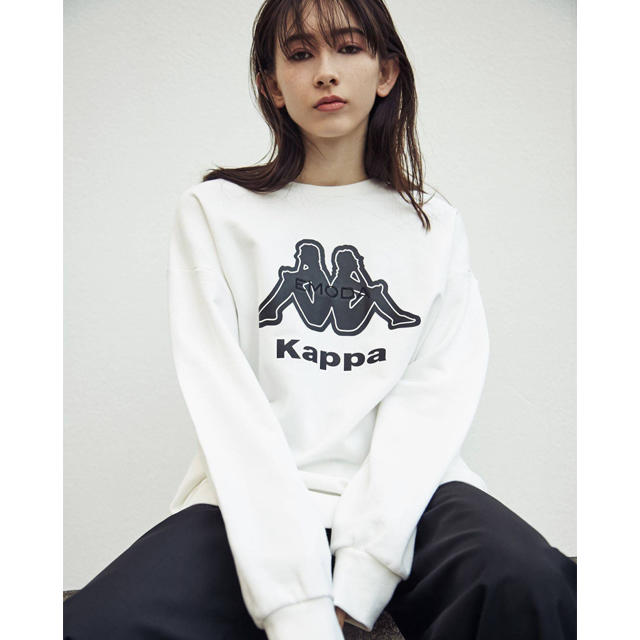 EMODA(エモダ)のEMODA×Kappa/オーバーマークスウェット レディースのトップス(トレーナー/スウェット)の商品写真