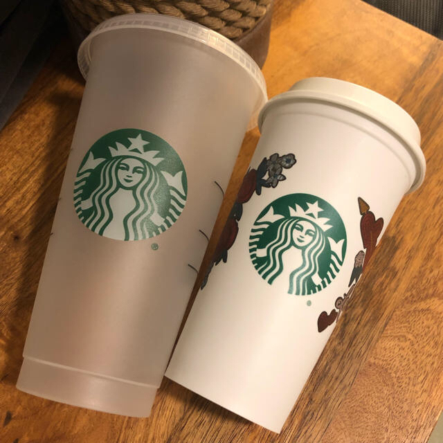 Starbucks Coffee(スターバックスコーヒー)のスターバックス タンブラー リユーザブルカップ  2個セット インテリア/住まい/日用品のキッチン/食器(タンブラー)の商品写真