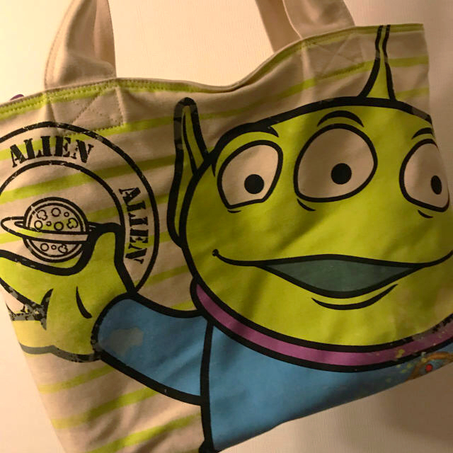 Disney(ディズニー)のディズニー リトルグリーンメン トートバッグ レディースのバッグ(トートバッグ)の商品写真