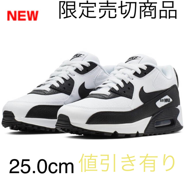 NIKE(ナイキ)のNIKE AIR  MAX90 ウィメンズ‼️ホワイト＆ブラック レディースの靴/シューズ(スニーカー)の商品写真