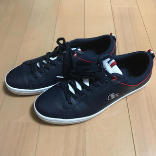 ラコステ(LACOSTE)のLACOSTE ラコステ スニーカー ネイビー 28.5(スニーカー)