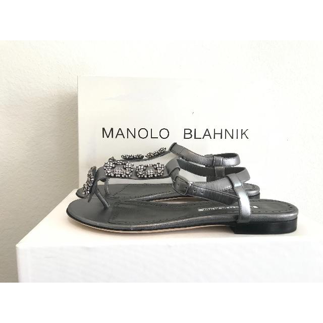 新品未使用!! Manolo Blahnik マノロブラニク サンダル