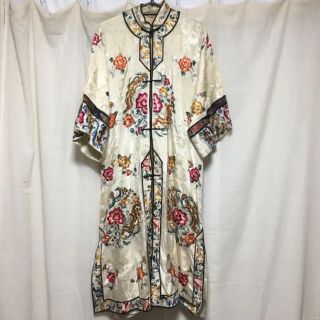 vintage チャイナ マンダリン ガウンの通販 by 。|ラクマ