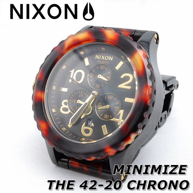NIXON - NIXON ニクソン MINIMIZE THE 42-20 CHRONOの通販 by 【HAPPY´LIFE】｜ニクソンならラクマ