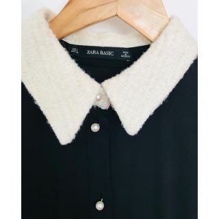 ザラ(ZARA)の【ZARA】フォーマルワンピース Lサイズ(ひざ丈ワンピース)