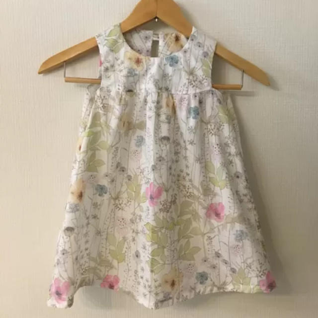 可愛い女の子の為のワンピース リバティ イルマ キッズ/ベビー/マタニティのキッズ服女の子用(90cm~)(ワンピース)の商品写真