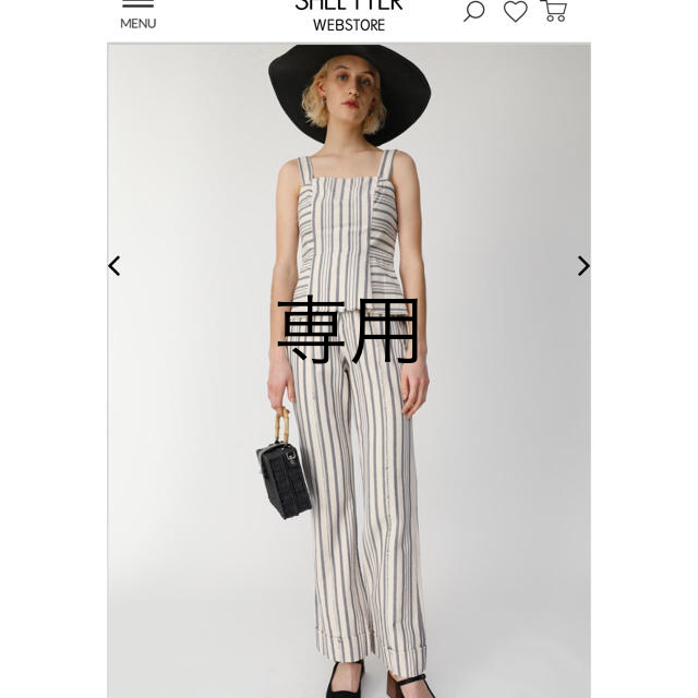 moussy(マウジー)の新発売MOUSSY STRIPE HIGH WAIST パンツ レディースのパンツ(カジュアルパンツ)の商品写真