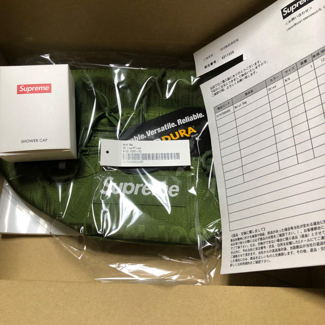 supreme 19ss waist bag Oliveボディーバッグ