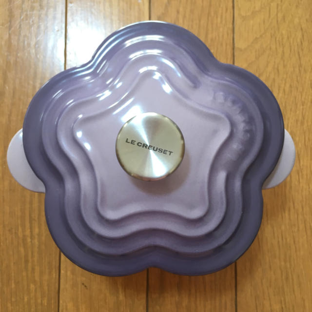 LE CREUSET - ルクルーゼ プチココットフルール ブルーベルパープル 鍋 ...