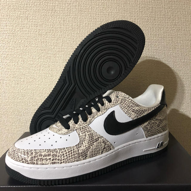 送料込み 新品 NIKE AIR FORCE 1 COCOA SNAKE 27