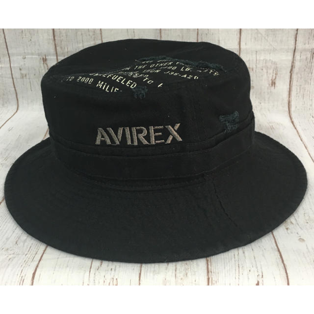 AVIREX(アヴィレックス)の☆送料無料☆アヴィレックス AVIREX バケット ハット  帽子☆ブラック☆ メンズの帽子(ハット)の商品写真