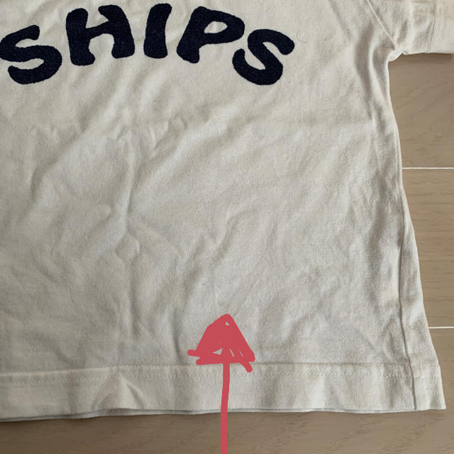 SHIPS(シップス)のships Tシャツ キッズ/ベビー/マタニティのキッズ服男の子用(90cm~)(Tシャツ/カットソー)の商品写真
