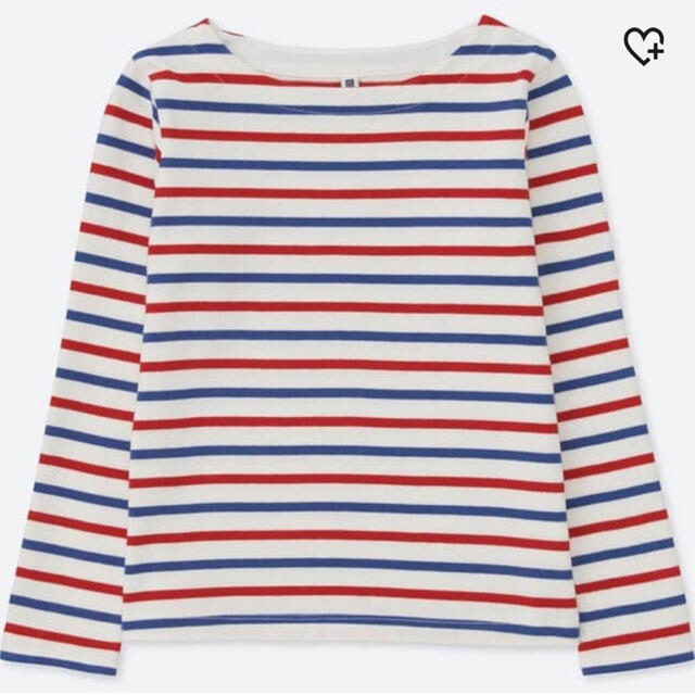 UNIQLO(ユニクロ)のユニクロ ボーダー マリン キッズ/ベビー/マタニティのキッズ服女の子用(90cm~)(Tシャツ/カットソー)の商品写真